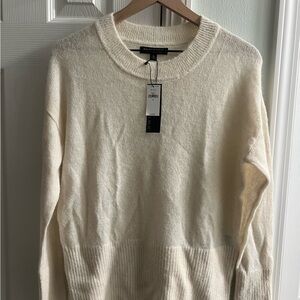 NWT Banana Republic Cream Alpaca Sweater